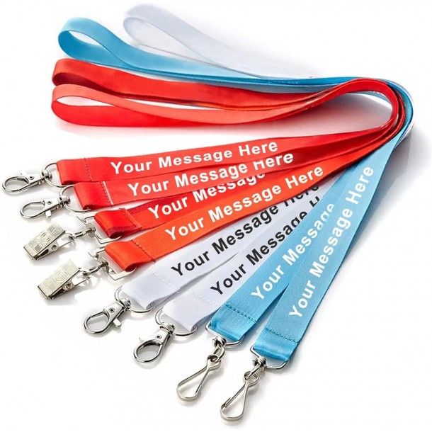 Lanyard cord 15mm wide, customized, package 200 pcs.