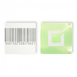 Flexible anti-theft labels 40×40 barcodes