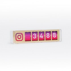 Contor in timp real pentru Instagram Smiirl