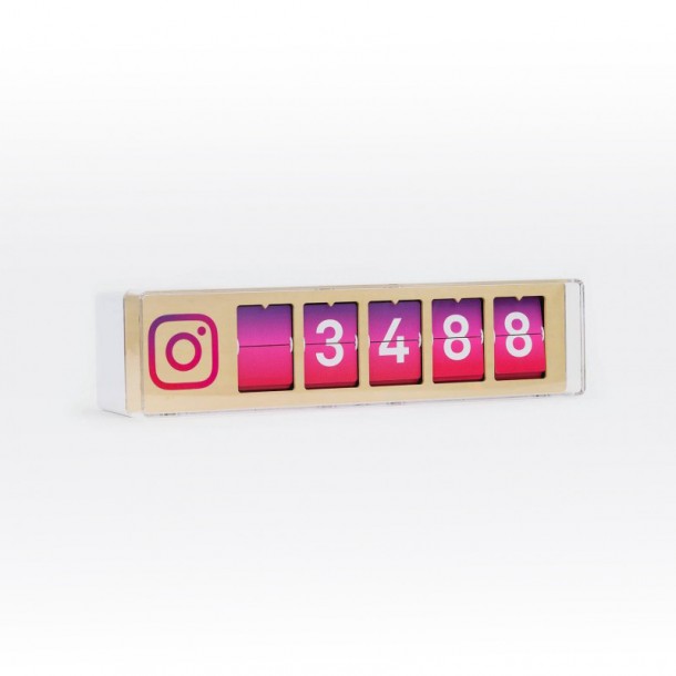 Real-time counter for Instagram Smiirl