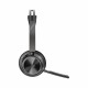 Wireless HP Poly Voyager Focus 2 MS headphones with stand USB-C