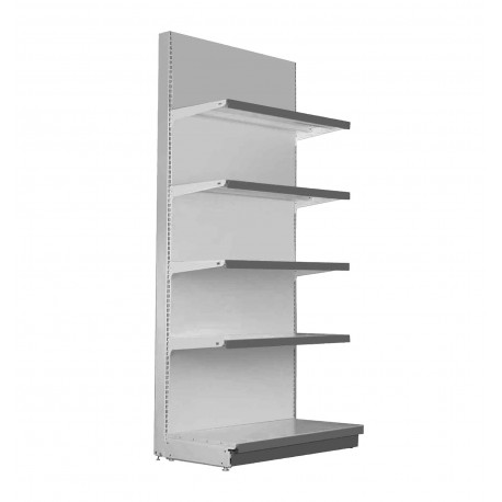 Metal wall shelf for supermarket H2015 mm