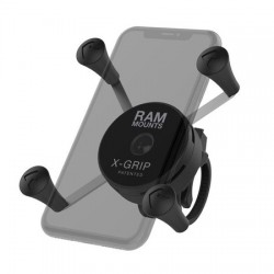 RAM X-Grip Phone Mount with Zip Tie Low Profile Handlebar Base