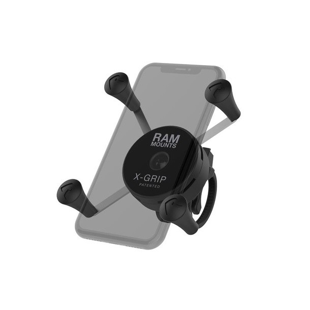 RAM X-Grip Phone Mount with Zip Tie Low Profile Handlebar Base