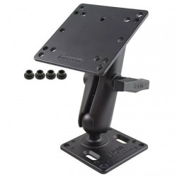 Suport monitor RAM Double Ball Mount cu placa VESA de 75x75mm si placa VESA de 100x100mm