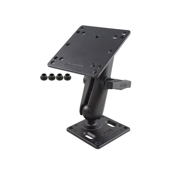 RAM Double Ball Mount monitor stand with 75x75mm VESA plate and 100x100mm VESA plate