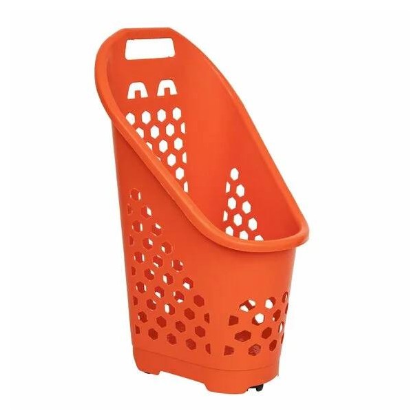 Shopping trolley 70 liters, Orange