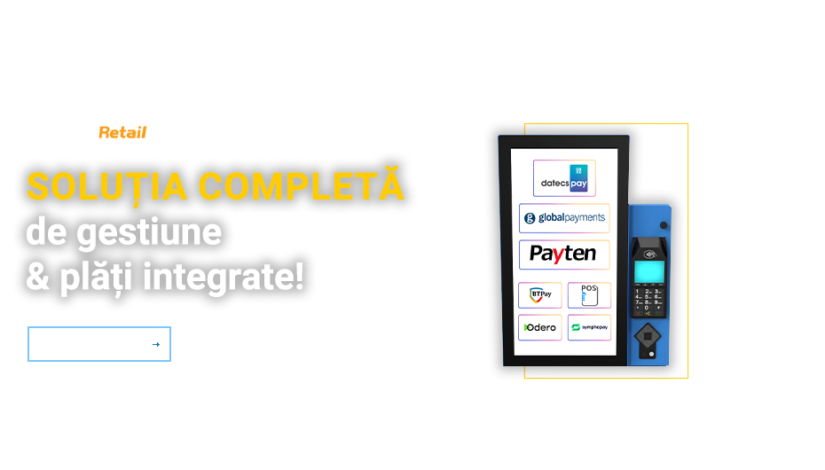 Solutia completa de gestiune & plati integrate!