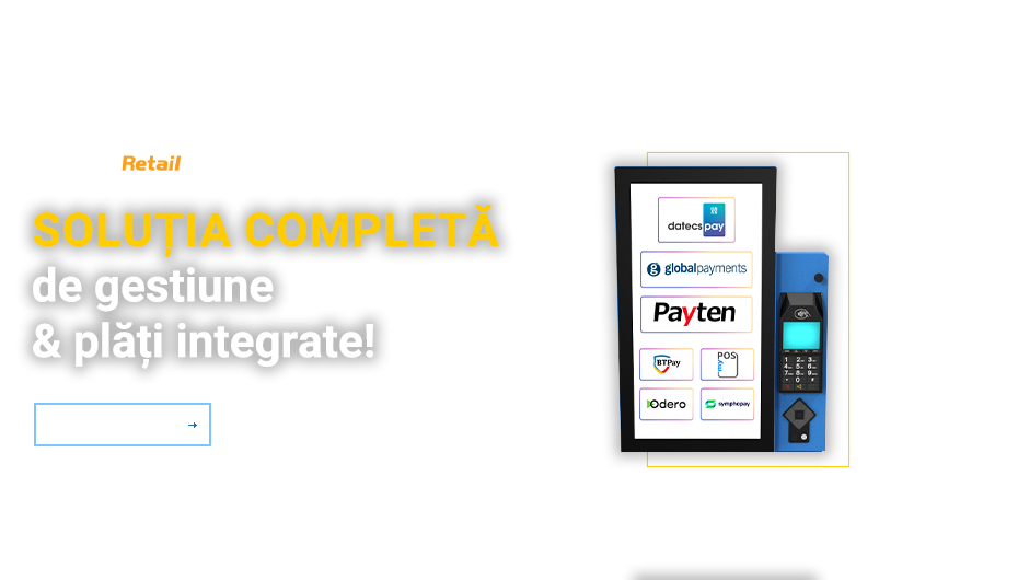 Solutia completa de gestiune & plati integrate!