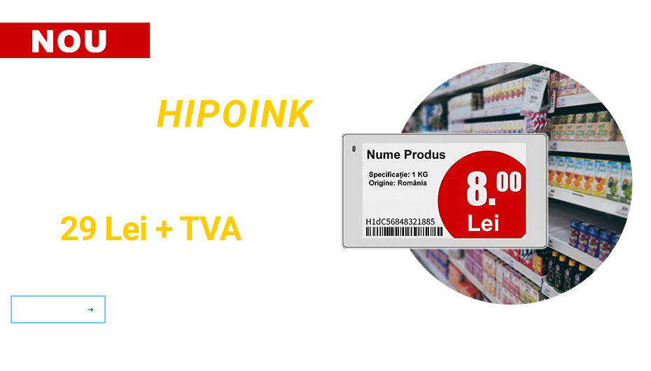 Etichete electronice Hipoink