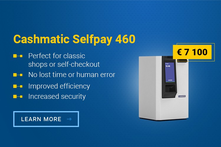 Acceptator de numerar Cashmatic Selfpay 460 - Mobile