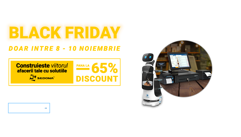 Black Friday doar intre 8 - 10 noiembrie 