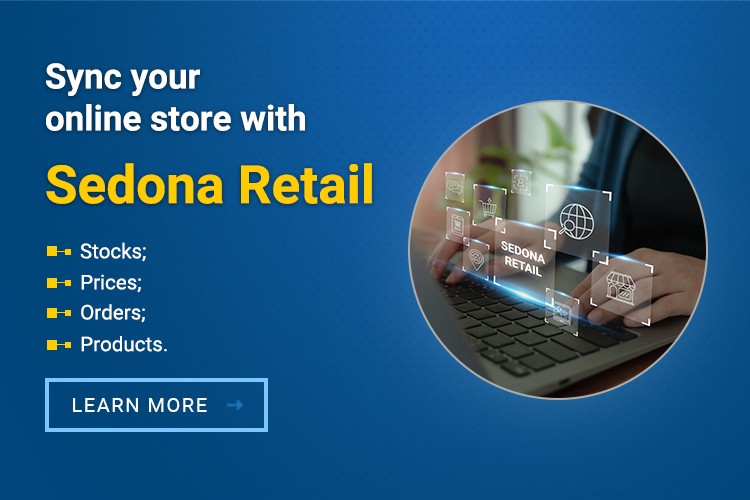 Connect your online store with Sedona Retail