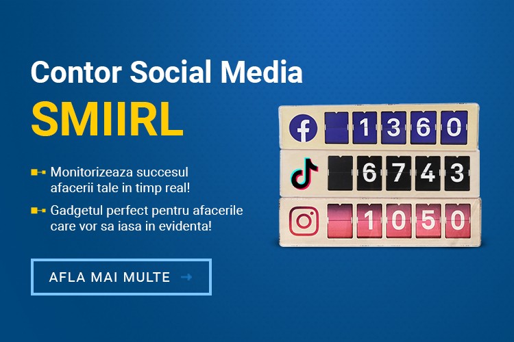 Contor Social Media - SMIIRL - Mobile